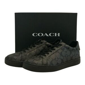 Coach Black Signature Pattern Sneakers